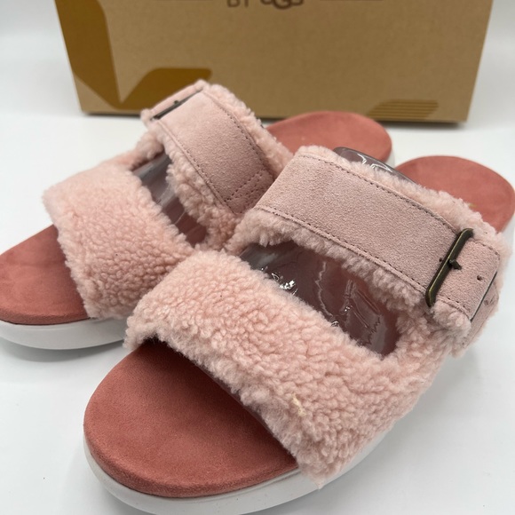 Koolaburra By Ugg Pasea Slide Pink Sandals Slides Women’s Size 8 - Picture 6 of 9